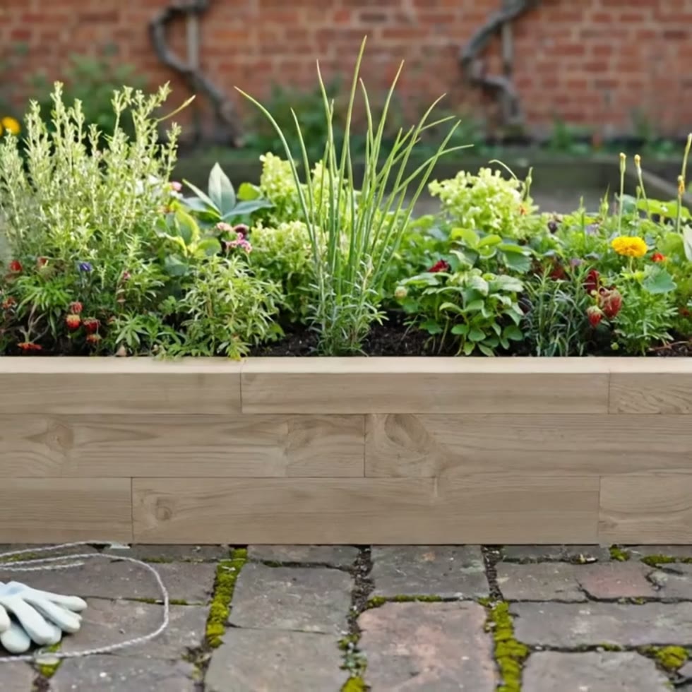 Piccolo giardino di erbe aromatiche / 1,5 x 0,75 x 0,25 m