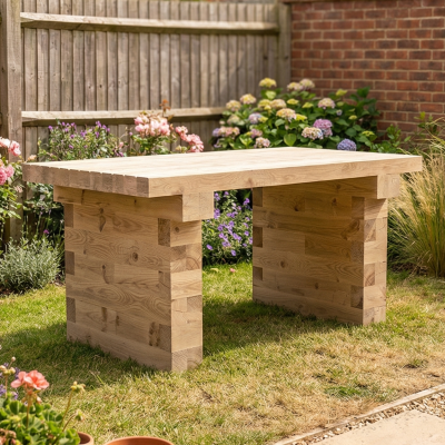 Tavolo WoodBlocX / 1,5 x 0,9 x 0,75 m