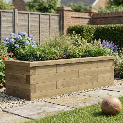 Giardino delle erbe aromatiche stretto / 1,425 x 0,375 x 0,35 m