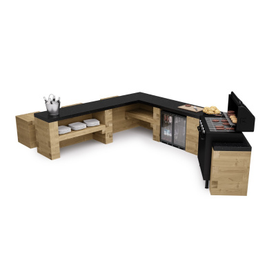 Modular Outdoor Kitchen / 2.25 x 2.078 x 1.478 x 0.60 m (without countertop)