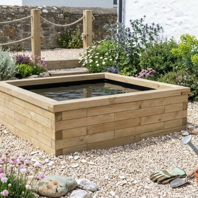 Popular Square Koi Pond Kit / 1.875 x 1.875 x 0.55m