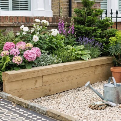 Cordolo in legno / 1,5 x 0,25 m