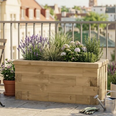 Piccolo letto rialzato / 0,9 x 0,45 x 0,45 m