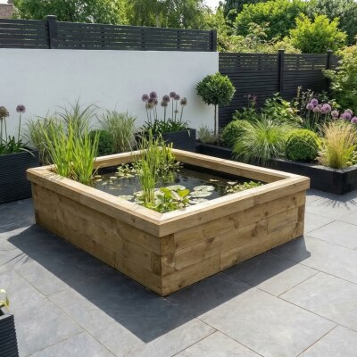 Kit per laghetto rialzato Best Seller / 1,5 x 1,125 x 0,35 m