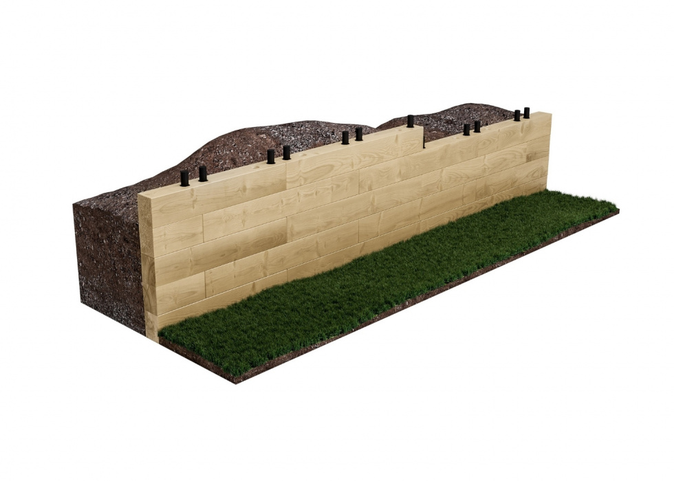 Muri di contenimento per il giardino / Personalizza la forma e la lunghezza