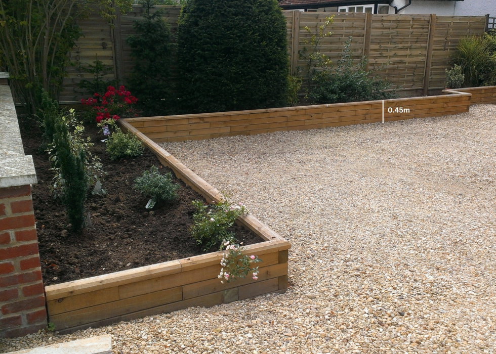 Muri di contenimento per il giardino / Personalizza la forma e la lunghezza