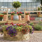 Letto circolare alto / 1,24 x 0,55 m