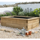 Kit per laghetto rialzato per koi piccolo / 1,5 x 1,125 x 0,45 m