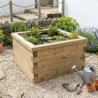 Kit per laghetto quadrato piccolo / 1,125 x 1,125 x 0,65 m