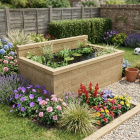 Laghetto rialzato con parete posteriore bassa / 1.875 x 1.125 x 0.65m