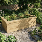 Kit popolare per laghetto rialzato per koi / 1,5 x 0,75 x 0,45 m