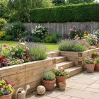 Terrazzamento da giardino in legno / 3 x 0,75 x 0,55 m