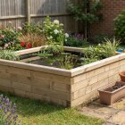 Kit per laghetto Koi quadrato popolare / 1,875 x 1,875 x 0,55 m