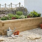 Letto rialzato in legno / 2,25 x 0,45 x 0,45 m