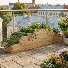 Fioriera a torre per fragole / 3 x 0,75 x 0,65 m