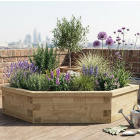 Fioriera triangolare / 1,5 x 1,5 x 0,45 m