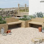 Sedile doppio per bambini / 3,0 x 3,0 x 0,65 m
