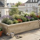 Letto da giardino rialzato / 2,625 x 0,9 x 0,45 m