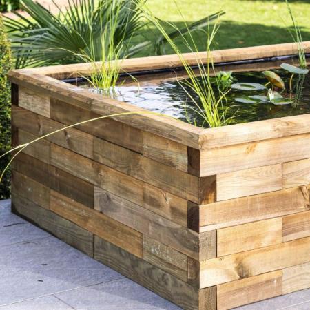 Come costruire un laghetto da giardino rialzato con WoodBlocX
