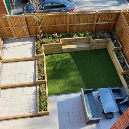 Idee per giardini di nuova costruzione con WoodBlocX