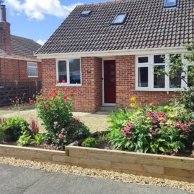 Trasformazione del giardino antertiore di Andrea