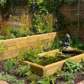 Il laghetto nel giardino di Barry